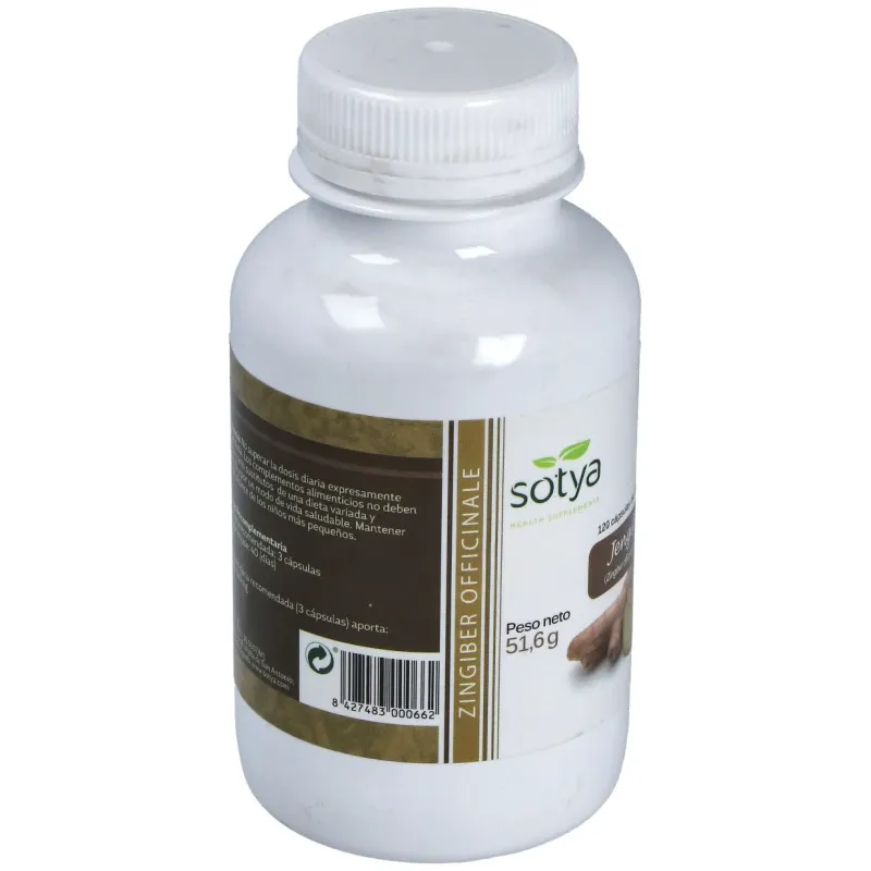 Sotya jengibre 430mg 120caps | Farmacia Barata