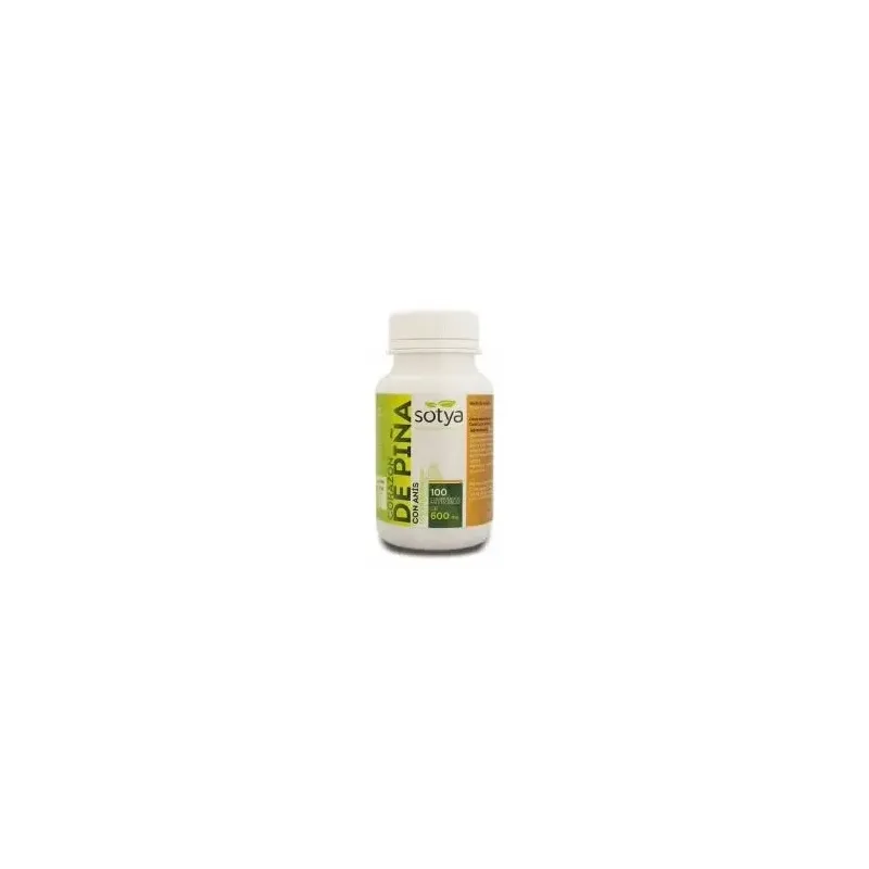 Sotya corazón de piña 600mg 100comp masticables | Farmacia Barata Sotya corazón de piña 600mg 100comp masticables | Farmacia Barata