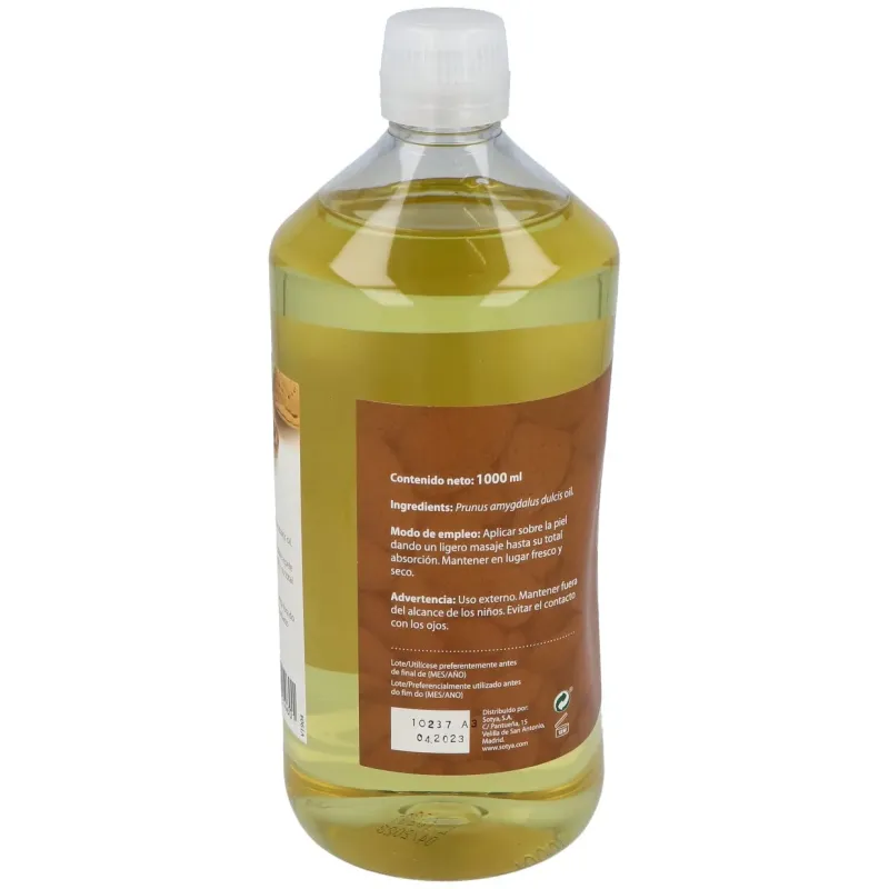 Sotya aceite de almendras dulces 1l | Farmacia Barata Sotya aceite de almendras dulces 1l | Farmacia Barata