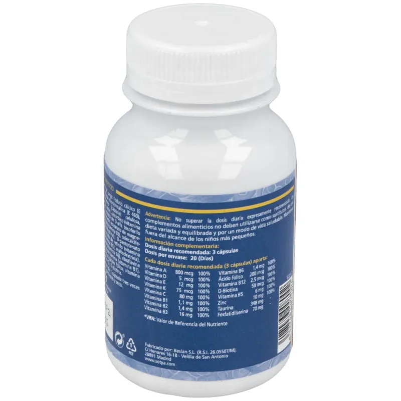 Sotya memor-plus 750mg 60cáps | Farmacia Barata Sotya memor-plus 750mg 60cáps | Farmacia Barata