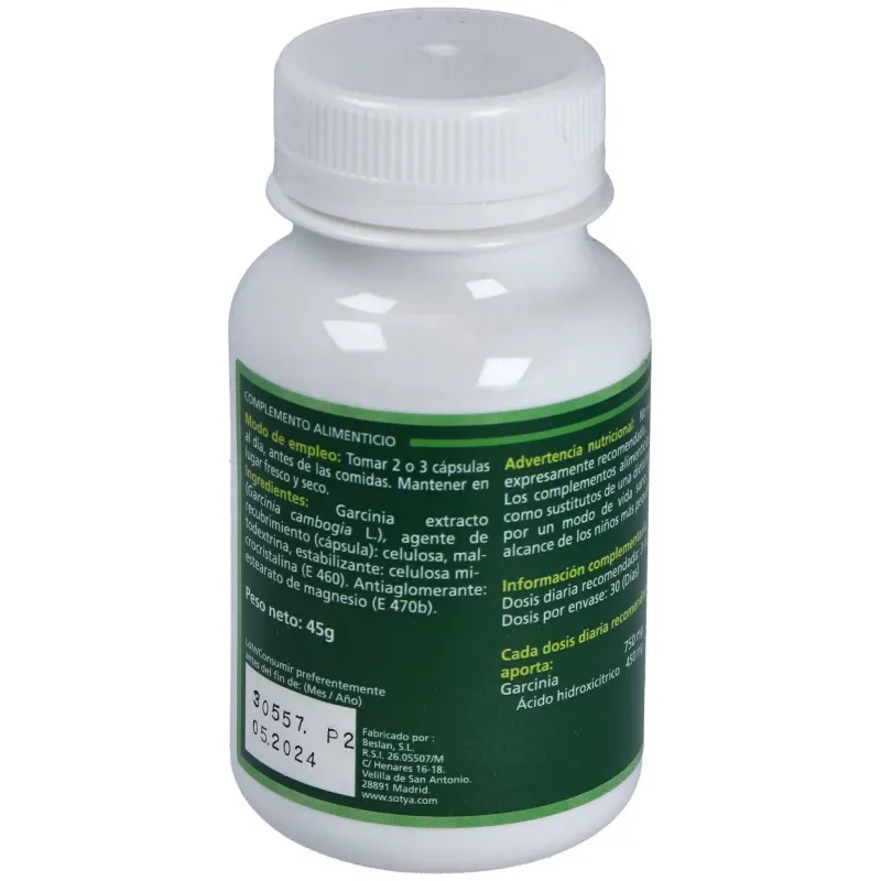 Sotya garcinia cambogia 500mg 90cáps | Farmacia Barata