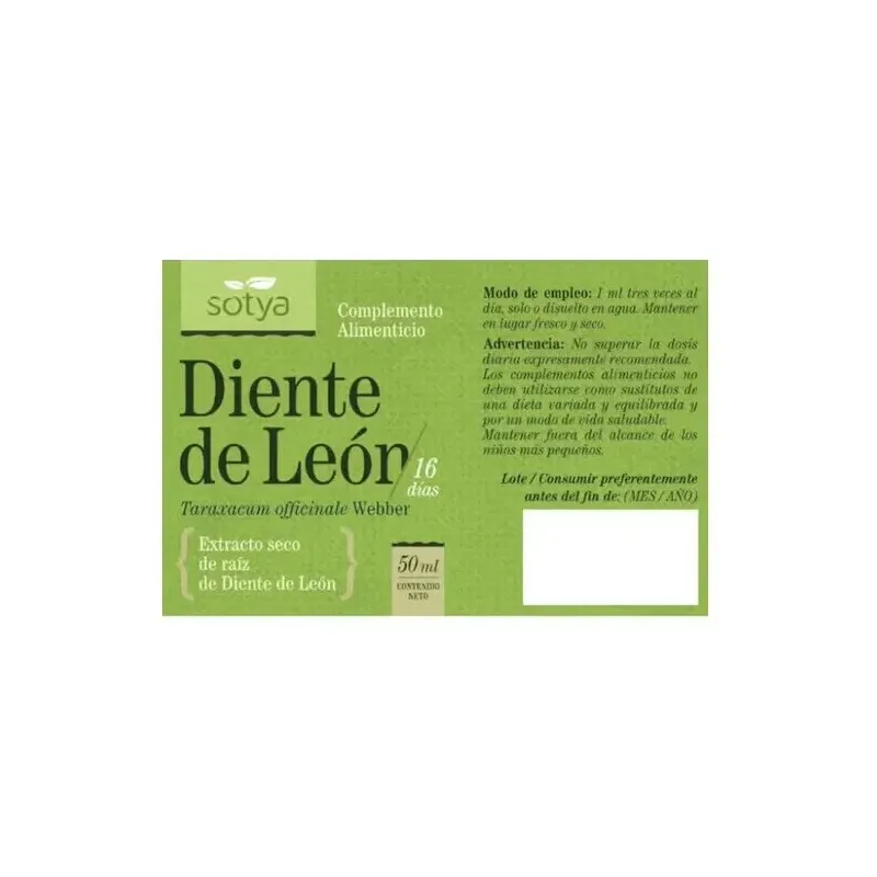 Extracto diente de leon 50ml. | Farmacia Barata Extracto diente de leon 50ml. | Farmacia Barata
