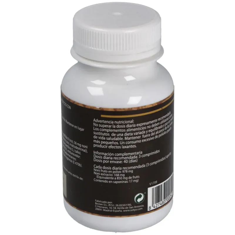 Noni 600 mg sotya 120 comprimidos | Farmacia Barata