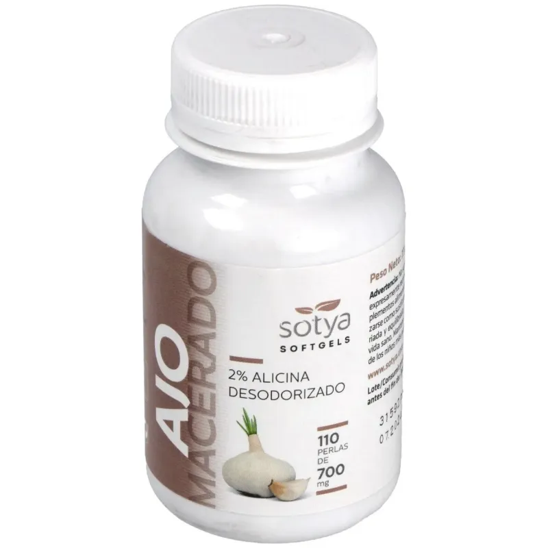 Ajo macerado 110perlas | Farmacia Barata