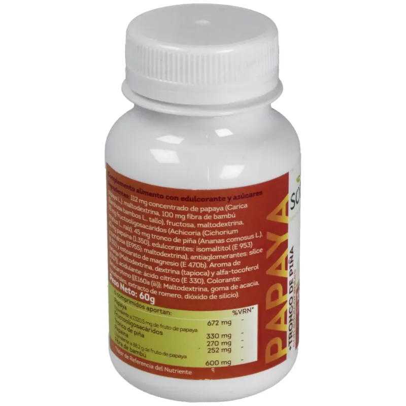 Sotya papaya 600mg 100comp | Farmacia Barata Sotya papaya 600mg 100comp | Farmacia Barata