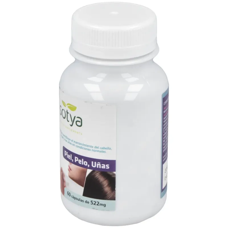 Sotya piel_ pelo y uñas 522mg 60cáps | Farmacia Barata Sotya piel_ pelo y uñas 522mg 60cáps | Farmacia Barata