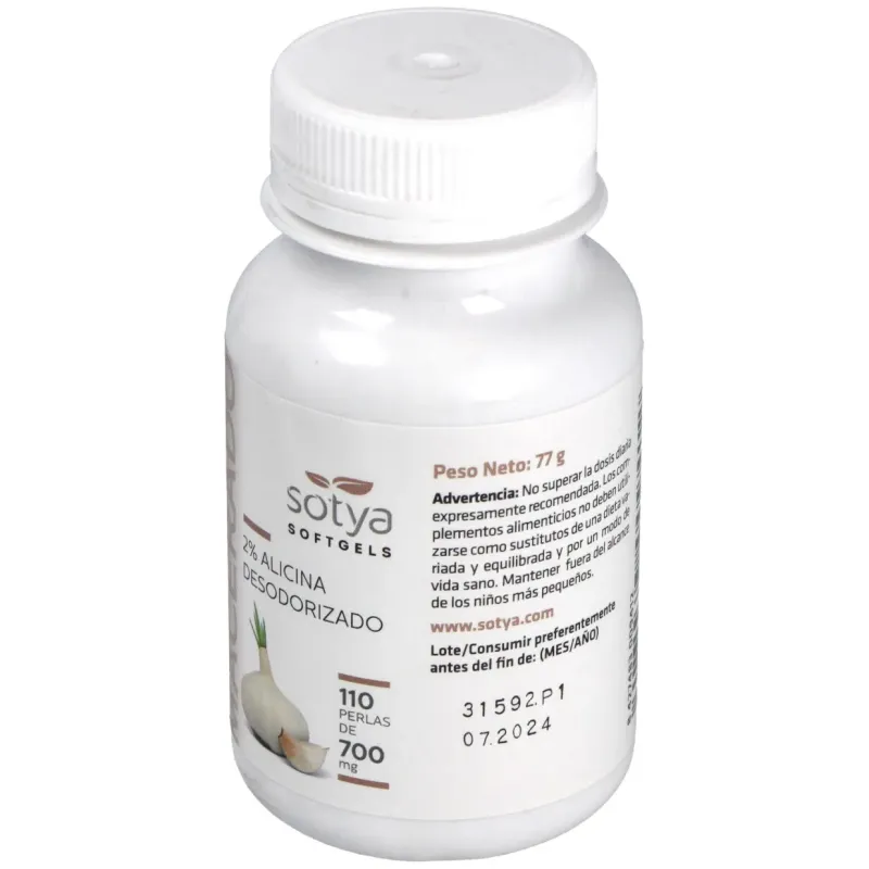 Ajo macerado 110perlas | Farmacia Barata