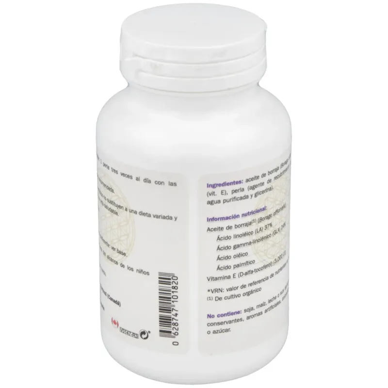 Aceite de borraja 1200mg. 90perlas | Farmacia Barata
