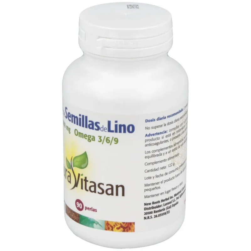 Sura vitasan aceite de semillas de lino 90 perlas | Farmacia Barata