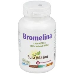 Sura Vitasan Bromelina 2.400 500 mg, 90 cápsulas