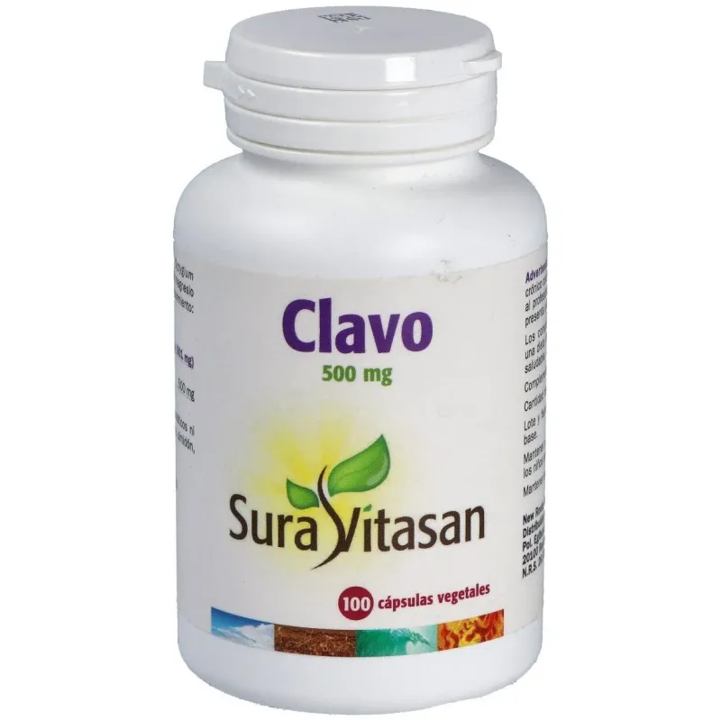 Sura vitasan clavo 500mg 100caps | Farmacia Barata