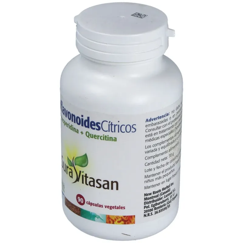 Sura vitasan bioflavonoides citricos 650mg 90caps | Farmacia Barata
