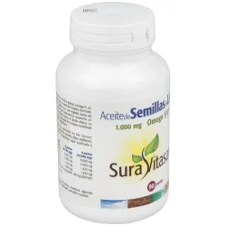 Sura vitasan aceite de semillas de lino 90 perlas | Farmacia Barata