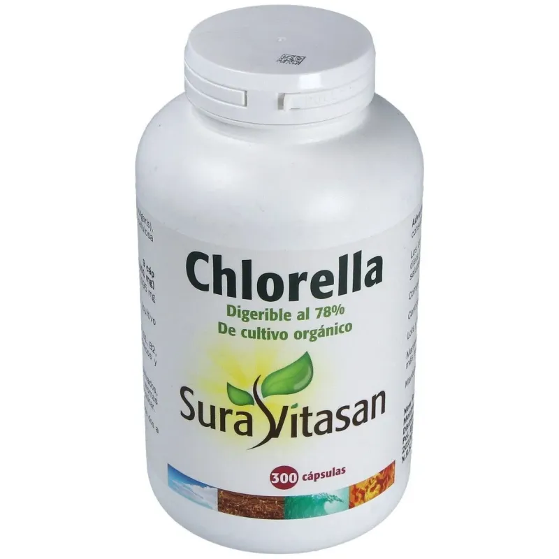 Sura vitasan chlorella 455mg 300caps | Farmacia Barata
