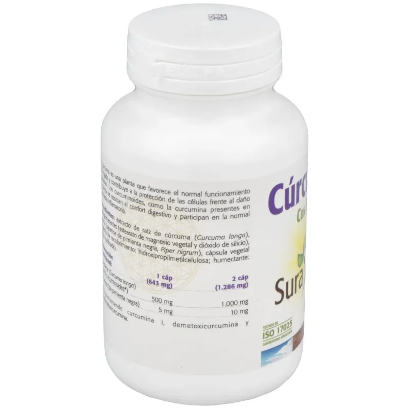 Sura vitasan cúrcuma 95 90 cápsulas | Farmacia Barata Sura vitasan cúrcuma 95 90 cápsulas | Farmacia Barata