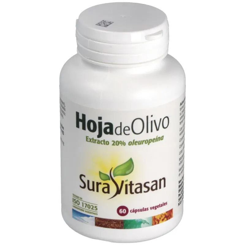 Sura vitasan hoja de olivo 60 cápsulas | Farmacia Barata