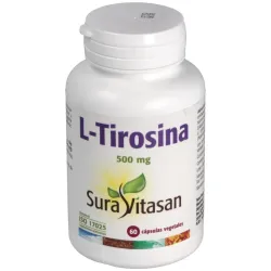 Sura Vitasan L-Tirosina 500 mg, 60 cápsulas