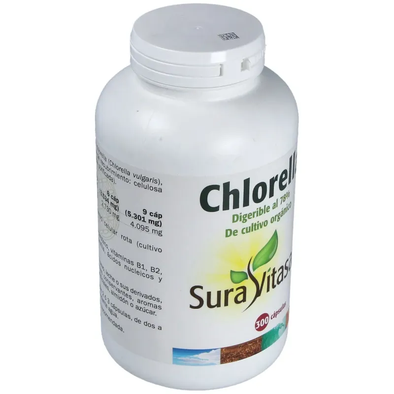 Sura vitasan chlorella 455mg 300caps | Farmacia Barata