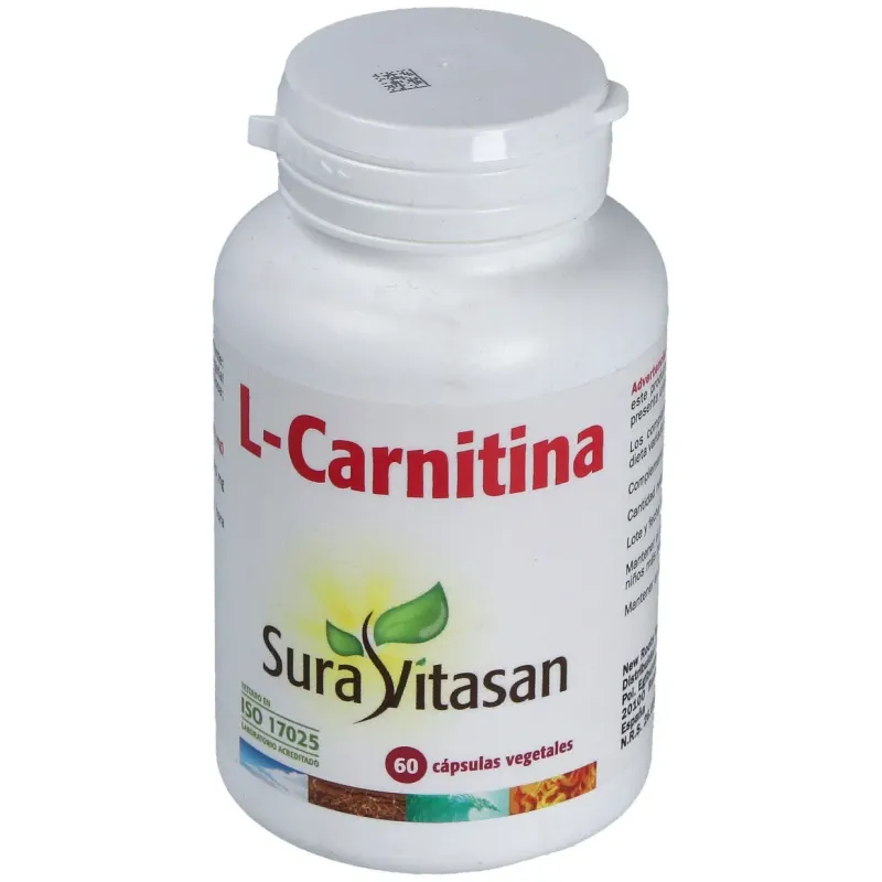 Sura vitasan l-carnitina 500mg 60caps | Farmacia Barata