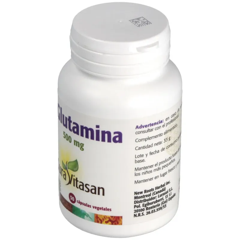 Sura vitasan glutamina 500mg 50caps | Farmacia Barata