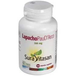 Sura Vitasan Lapacho Pau D'arco 500 mg, 100 cápsulas