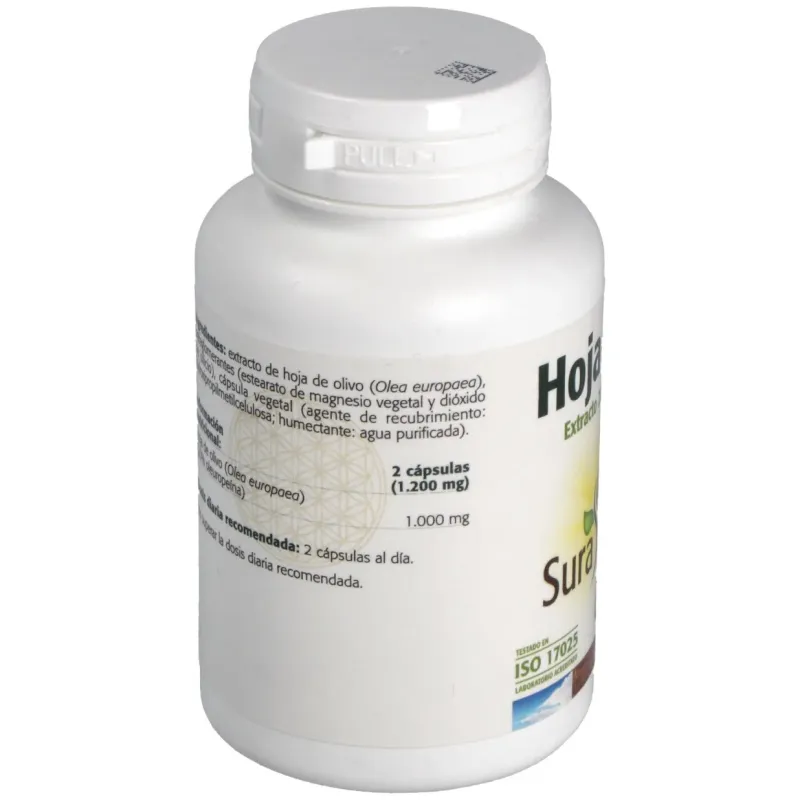 Sura vitasan hoja de olivo 60 cápsulas | Farmacia Barata