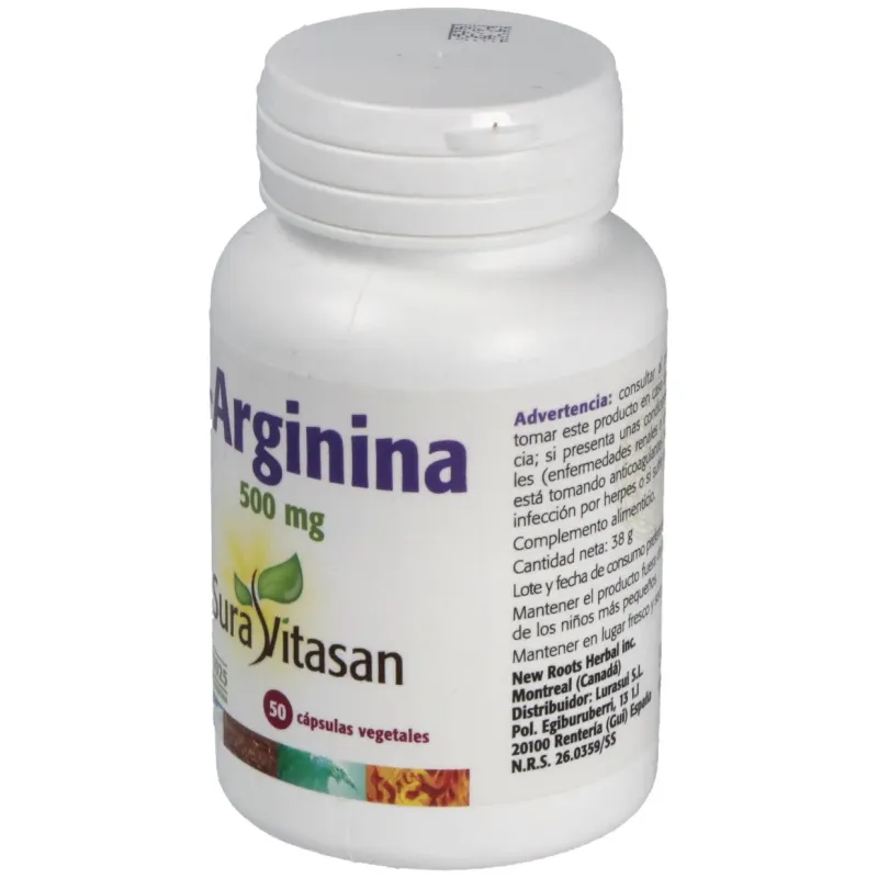 L-arginina 500mg. 50cap. | Farmacia Barata