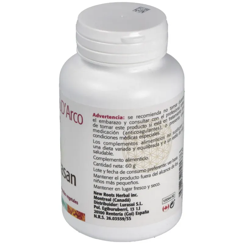 Sura vitasan lapacho pau d'arco 500mg 100 cápsulas | Farmacia Barata