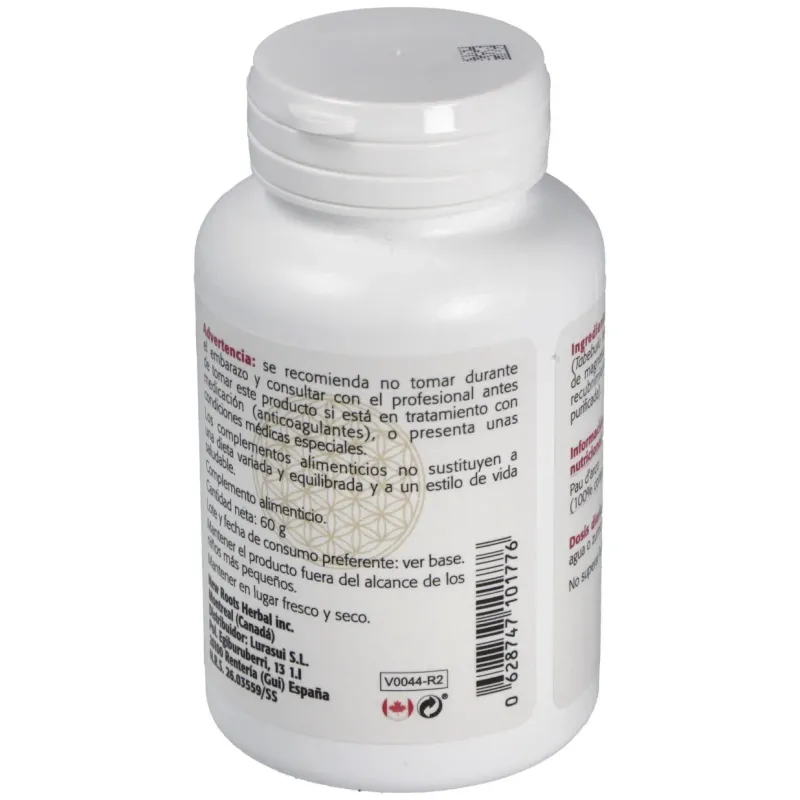 Sura vitasan lapacho pau d'arco 500mg 100 cápsulas | Farmacia Barata