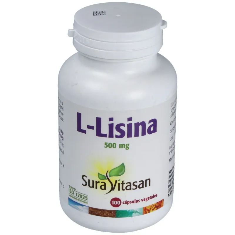L-lisina 500mg. 100cap. | Farmacia Barata