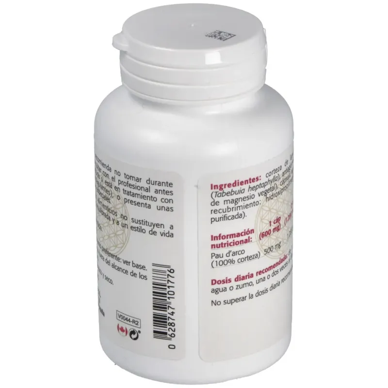 Sura vitasan lapacho pau d'arco 500mg 100 cápsulas | Farmacia Barata
