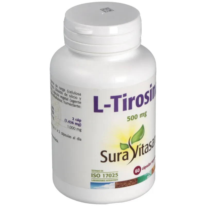 Sura vitasan l-tirosina 500mg 60caps | Farmacia Barata Sura vitasan l-tirosina 500mg 60caps | Farmacia Barata