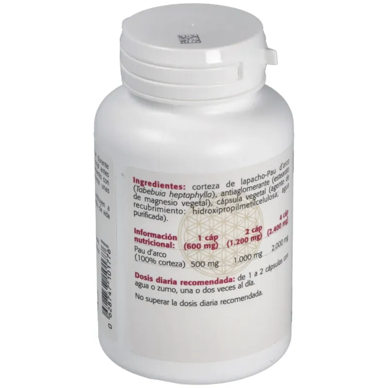 Sura vitasan lapacho pau d'arco 500mg 100 cápsulas | Farmacia Barata