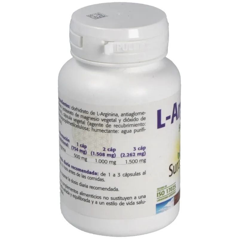 L-arginina 500mg. 50cap. | Farmacia Barata