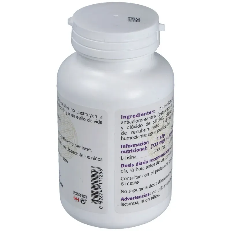 L-lisina 500mg. 100cap. | Farmacia Barata