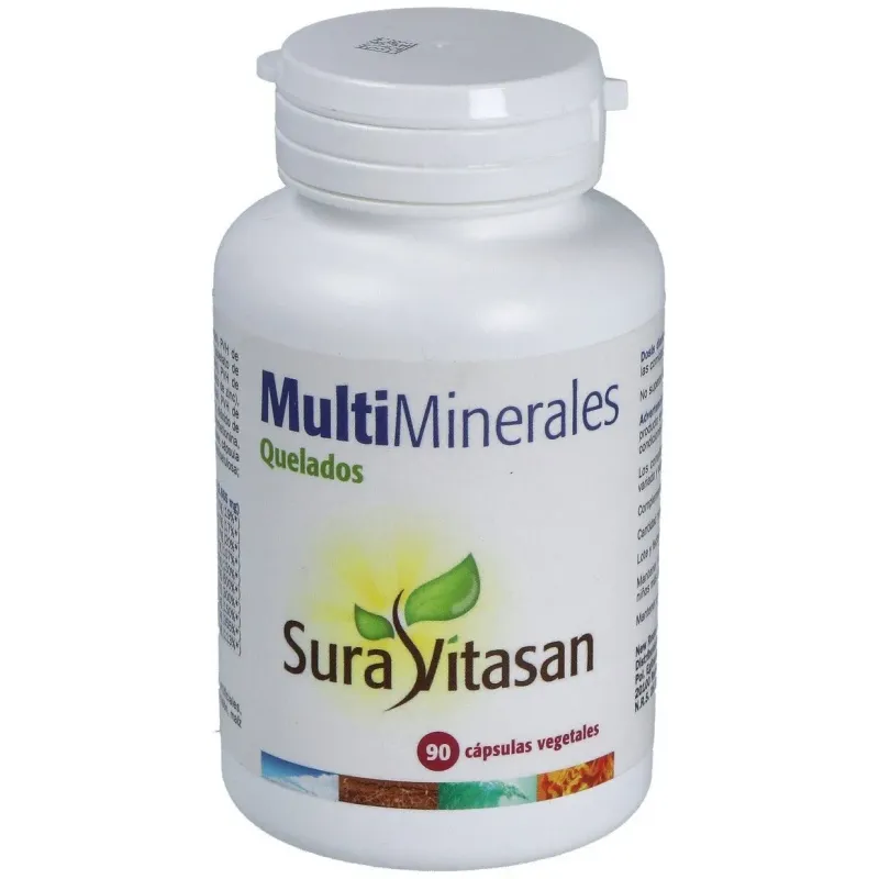 Sura vitasan multi minerales quelados 90caps | Farmacia Barata