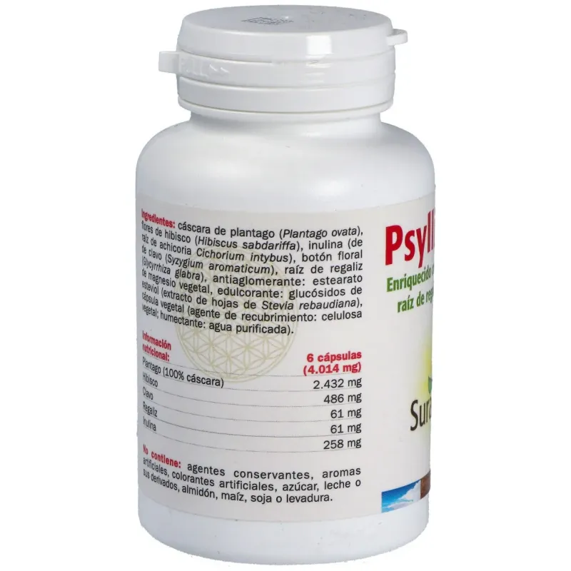 Psyllium plus enriquecido con f.o.s 100cap. | Farmacia Barata