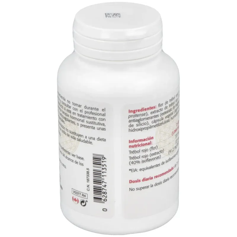 Trebol rojo 40% isoflavonas 60cap. | Farmacia Barata