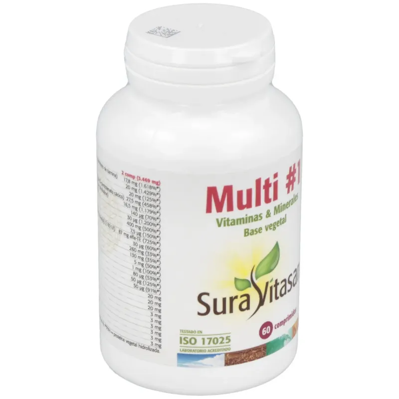 Sura vitasan multivitamins y minerals 60comp | Farmacia Barata Sura vitasan multivitamins y minerals 60comp | Farmacia Barata