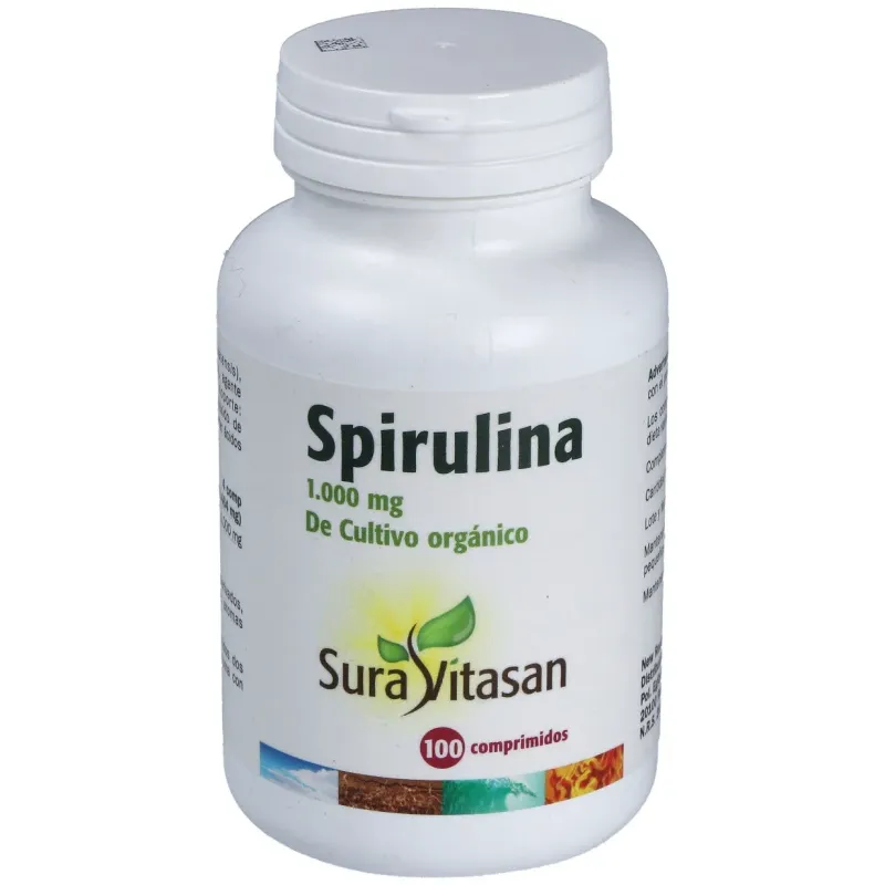 Sura vitasan espirulina 1000mg 100comp | Farmacia Barata