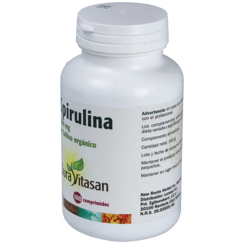 Sura vitasan espirulina 1000mg 100comp | Farmacia Barata
