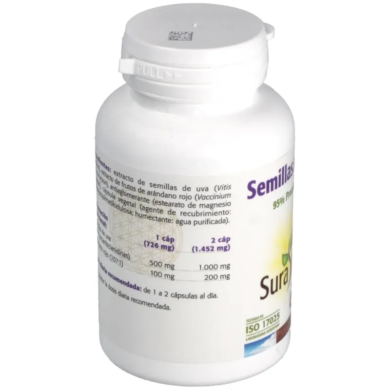Sura vitasan uva semilla arandano forte 60caps | Farmacia Barata