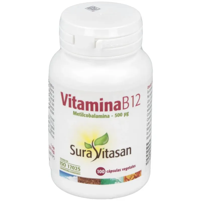 Vitamina b12 (metilcobalamina) 500mcg. 100cap. | Farmacia Barata