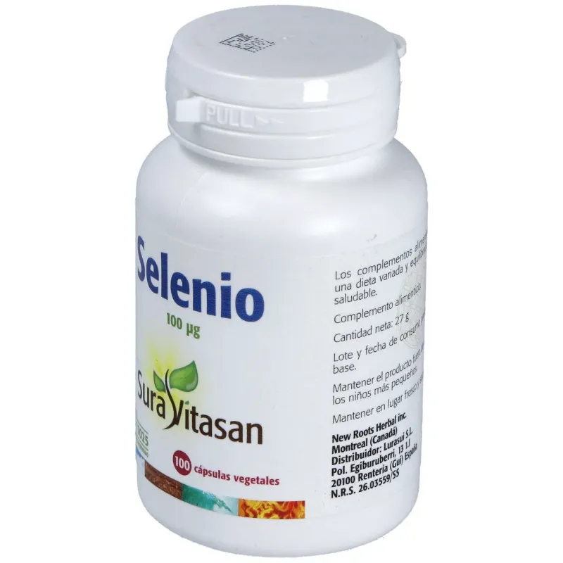 Selenio l-selenometionina 100mcg. 100cap. | Farmacia Barata