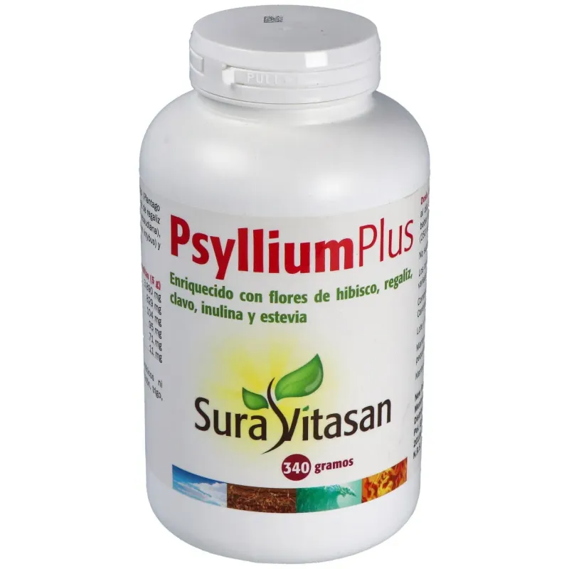Psyllium plus enriquecido con f.o.s polvo 340gr. | Farmacia Barata