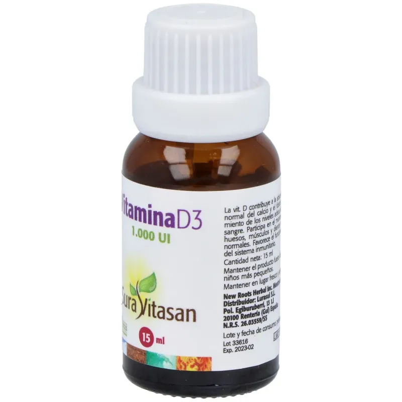 Sura vitasan vitamina d3 15 ml | Farmacia Barata