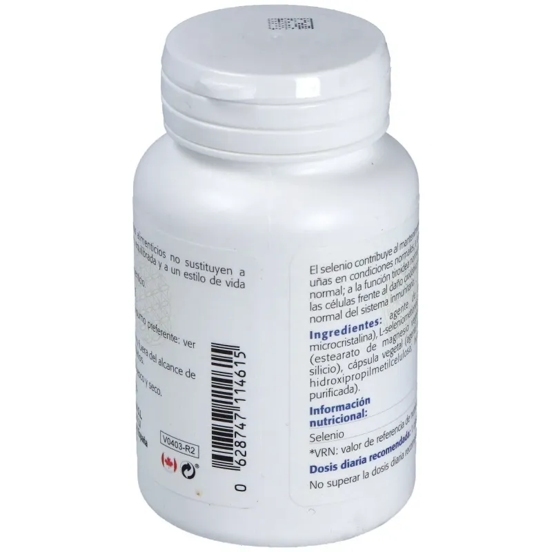 Selenio l-selenometionina 100mcg. 100cap. | Farmacia Barata