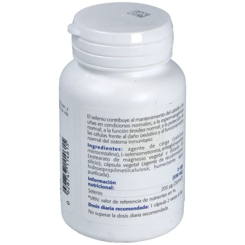 Selenio l-selenometionina 100mcg. 100cap. | Farmacia Barata
