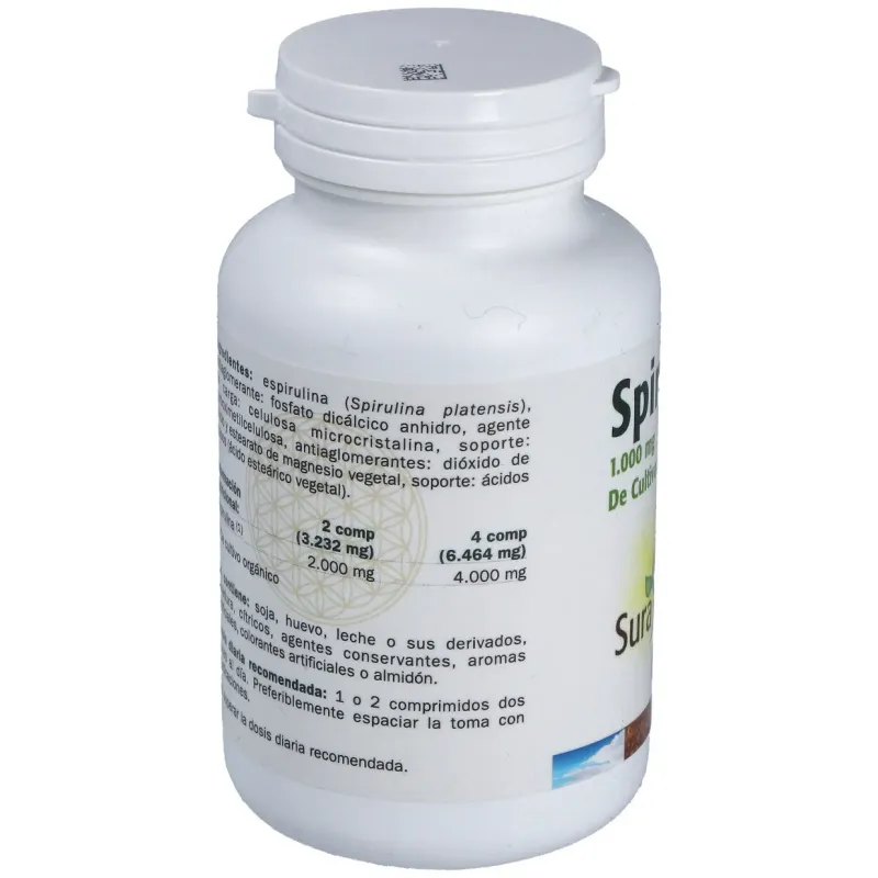 Sura vitasan espirulina 1000mg 100comp | Farmacia Barata