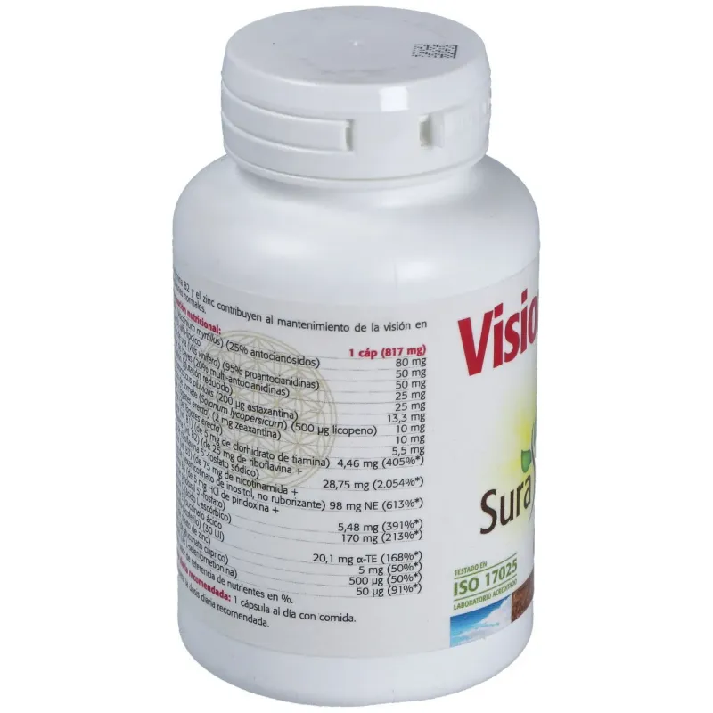 Sura vitasan visionamax 30 cápsulas | Farmacia Barata
